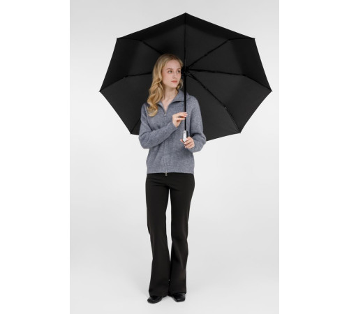 Зонт складной Fiber, темно-синий