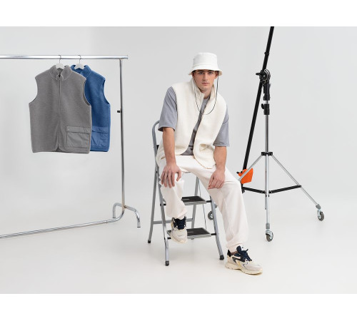 Жилет унисекс Oblako, молочно-белый