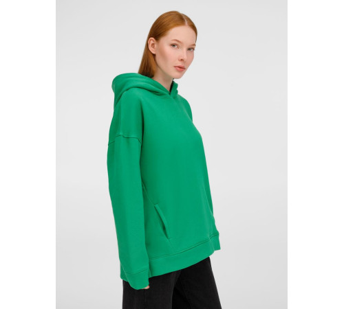 Худи оверсайз унисекс Tolla, зеленое