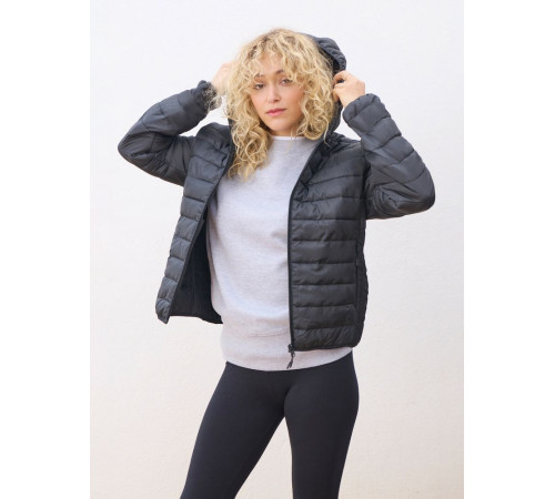 Куртка с капюшоном женская Stream Women, черная