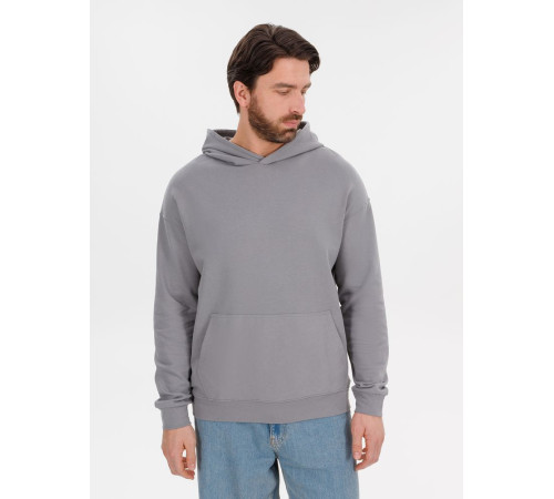 Худи оверсайз унисекс Outshine, серое