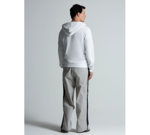 Толстовка на молнии с капюшоном Siverga 2.0, белая