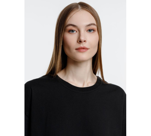 Футболка оверсайз унисекс Base Space, черная