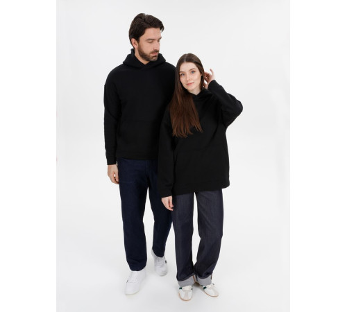 Худи оверсайз унисекс Snuggie, черное