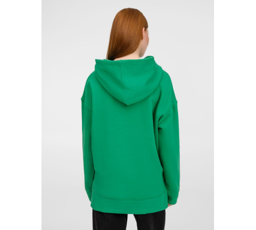 Худи оверсайз унисекс Tolla, зеленое