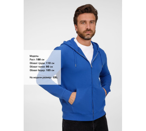 Толстовка унисекс Calipso, ярко-синяя (royal)