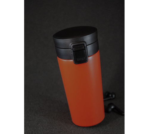 Термостакан с ситечком No Leak Infuser, оранжевый