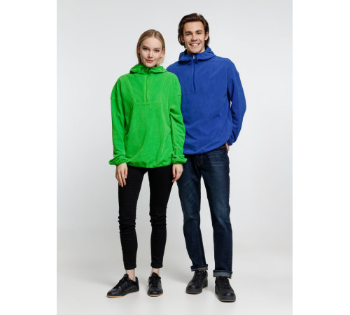 Анорак флисовый унисекс Fliska, ярко-синий