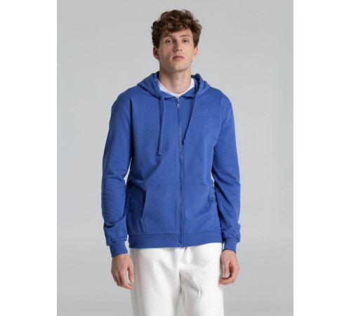 Толстовка на молнии с капюшоном Siverga 2.0, ярко-синяя