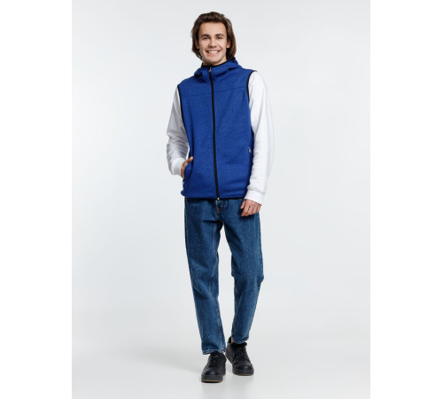 Жилет с капюшоном унисекс Gotland, синий