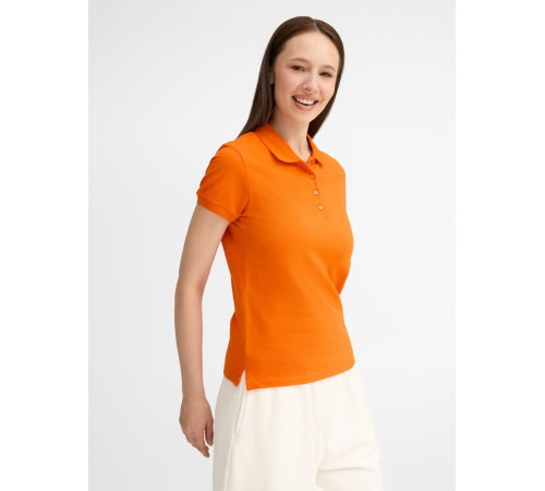 Рубашка поло женская People 210, оранжевая