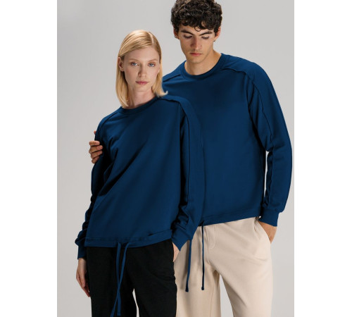 Свитшот унисекс Vozduh, темно-синий
