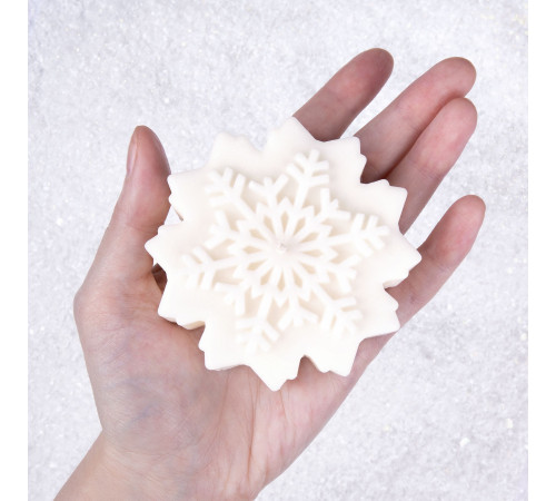 Свеча Snowflame 1, белая, 8 см