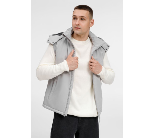 Жилет унисекс Sfera, светло-серый