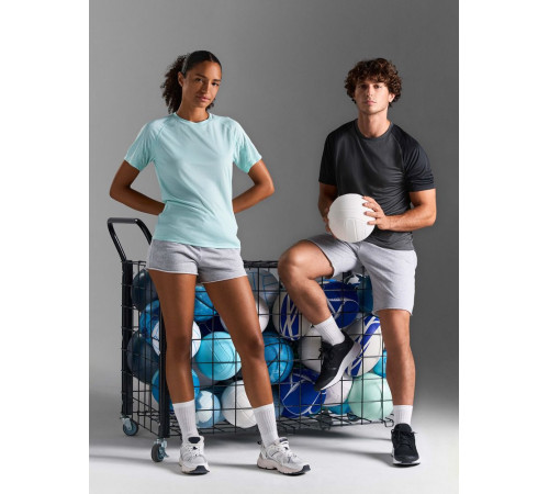 Футболка спортивная унисекс Vortex, черная