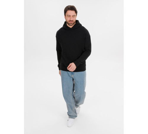 Худи оверсайз унисекс Outshine, черное