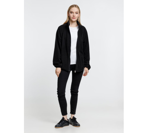 Куртка флисовая унисекс Fliska, черная