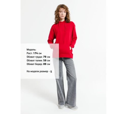 Худи унисекс Westray, красное