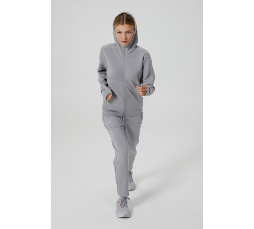 Куртка с капюшоном унисекс Begi, серая