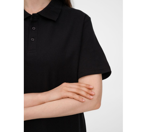 Рубашка поло унисекс Tervise, черная