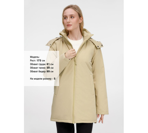 Куртка-парка унисекс Sfera, бежевая