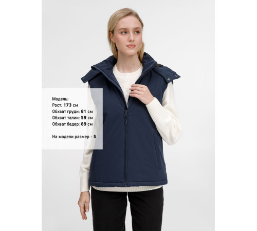 Жилет унисекс Sfera, темно-синий