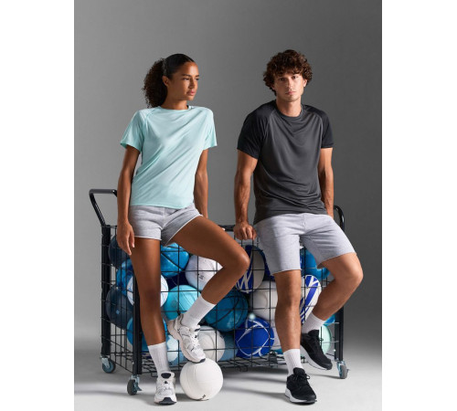 Футболка спортивная унисекс Vortex, черная