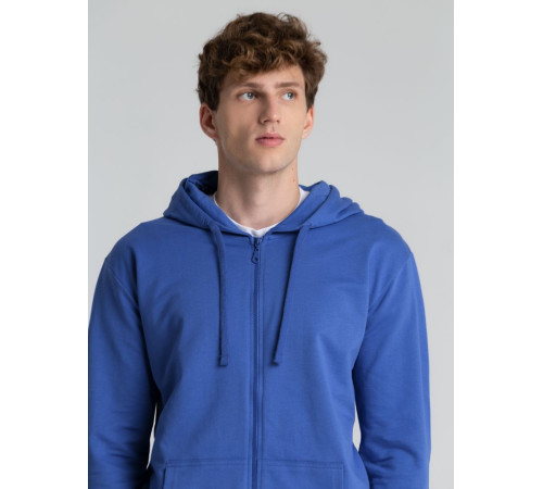 Толстовка на молнии с капюшоном Siverga 2.0, ярко-синяя