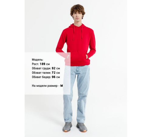 Худи унисекс Westray, красное