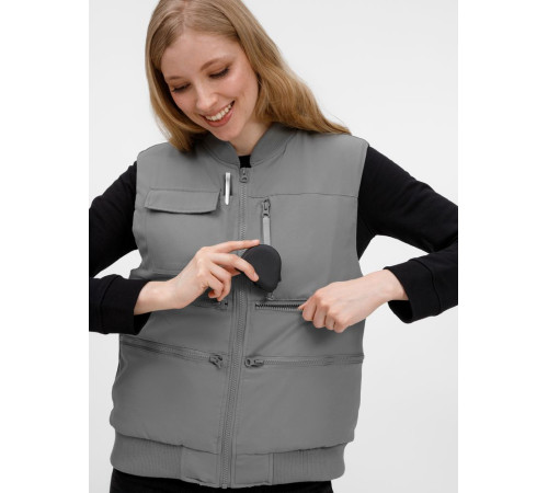 Жилет Hard Work, серый
