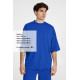 Футболка оверсайз унисекс T9, синяя