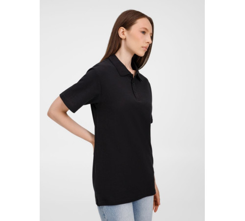 Рубашка поло унисекс Tervise, черная