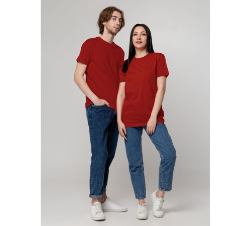 Футболка унисекс T-Bolka 160, темно-красная