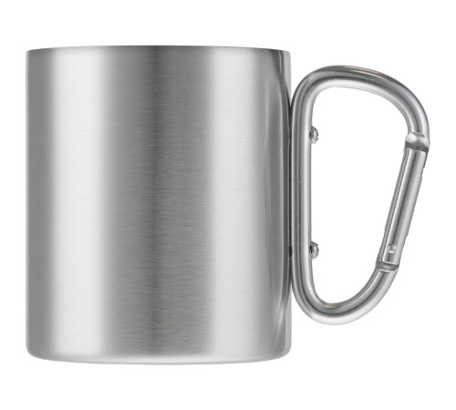 Кружка Trek, с серебристой ручкой-карабином