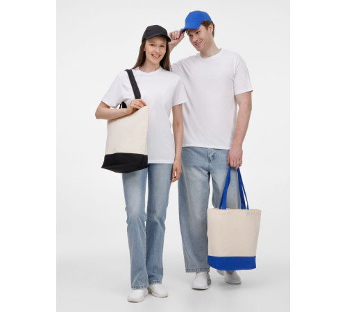 Холщовая сумка Shopaholic, черная