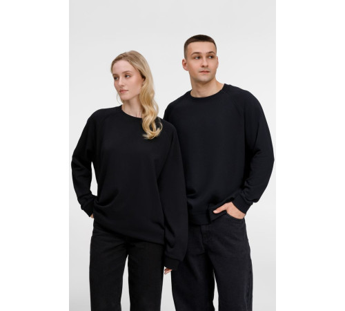 Свитшот унисекс Avenu, черный