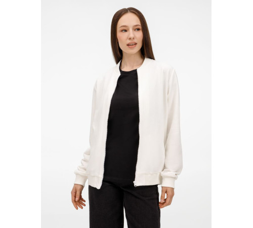 Бомбер унисекс Townie, молочно-белый