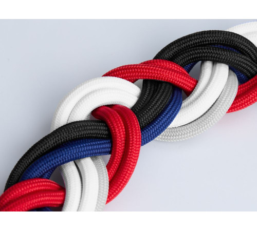 Шнурок для бейджа Tube Metal, черный