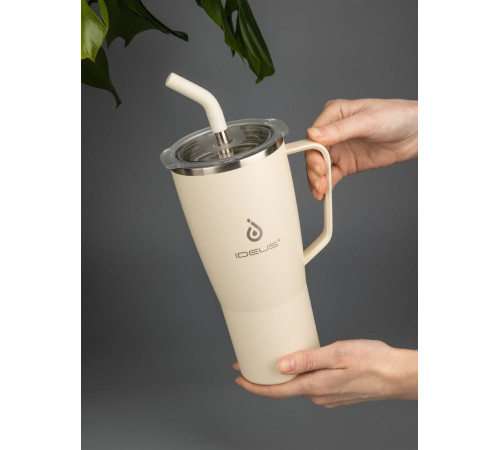 Термостакан Kasumigaoka, белый (молочный)