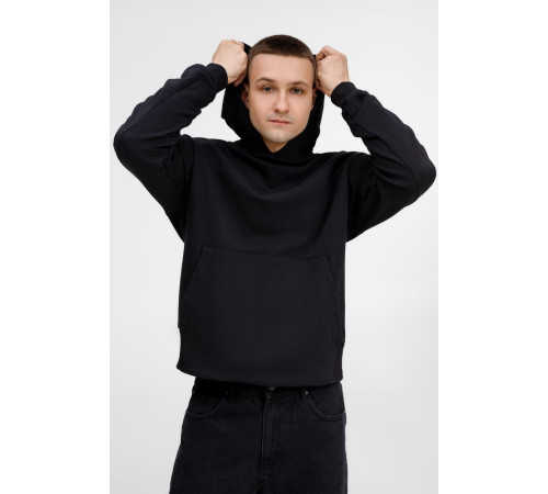 Худи оверсайз унисекс Kosmos, черное