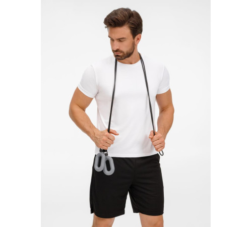 Мультифункциональная скакалка с эспандером Multi McFly, серая