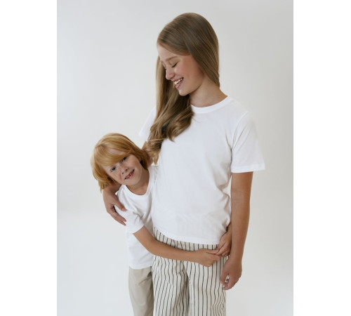 Футболка детская T-Bolka Kids, белая (белоснежная)