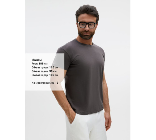 Футболка унисекс Regent 150, темно-серая