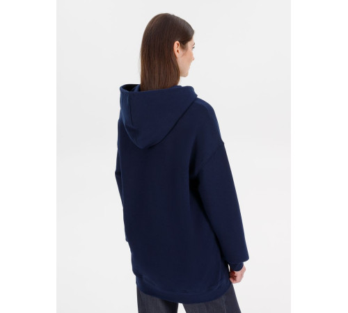 Худи оверсайз унисекс Outshine, темно-синее