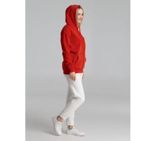 Толстовка на молнии с капюшоном Siverga Heavy 2.0, красная