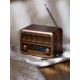 Bluetooth-колонка с радио Beatnik, коричневая