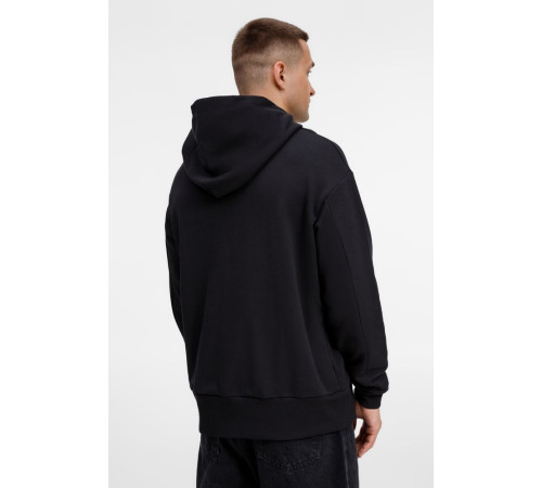 Худи оверсайз унисекс Kosmos, черное