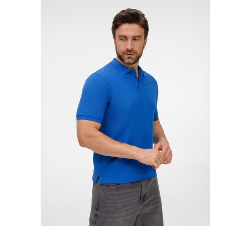 Рубашка поло унисекс Upswing, ярко-синяя