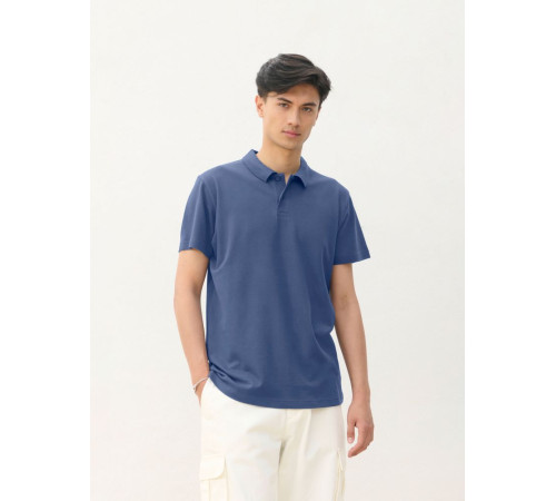 Рубашка поло унисекс Pulse, голубая