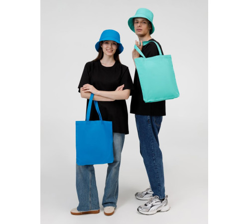 Холщовая сумка Avoska, ярко-голубая